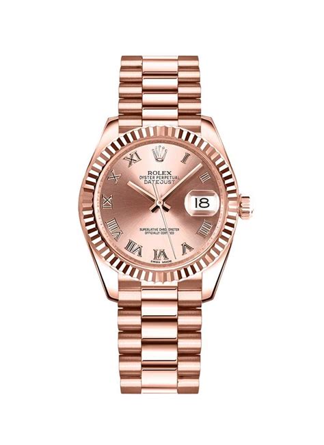 womens rolex rose gold fluted bezel|genuine rolex bezel.